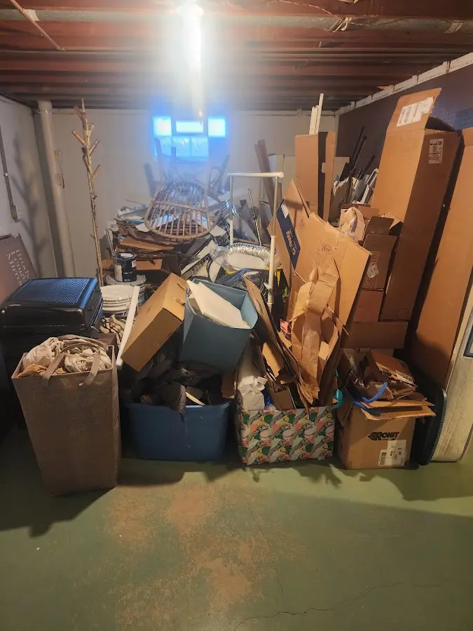 Roll-off dumpster container at job site for Construction Dumpster Rental in Drexel Heights